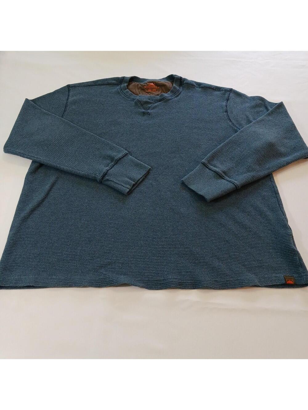 Northwest Territory Men’s Teal Cotton Sweatshirt Long Sleeve Size 2XL